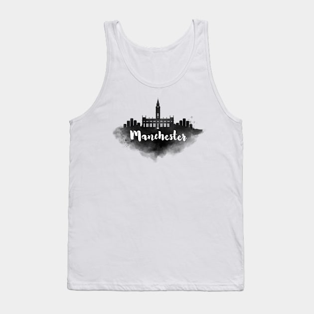 Manchester watercolor Tank Top by kursatunsal